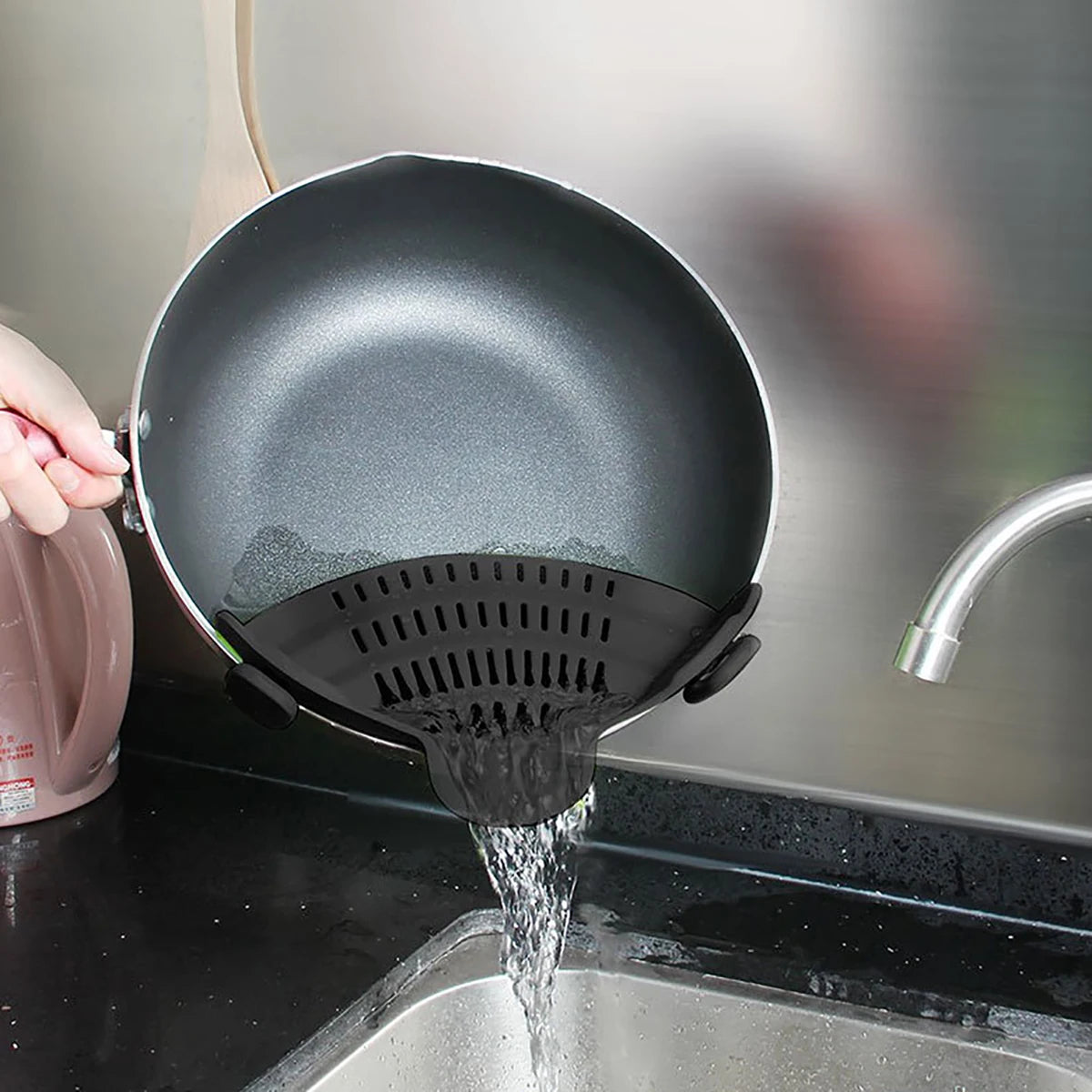 Silicone Clip-on Strainer