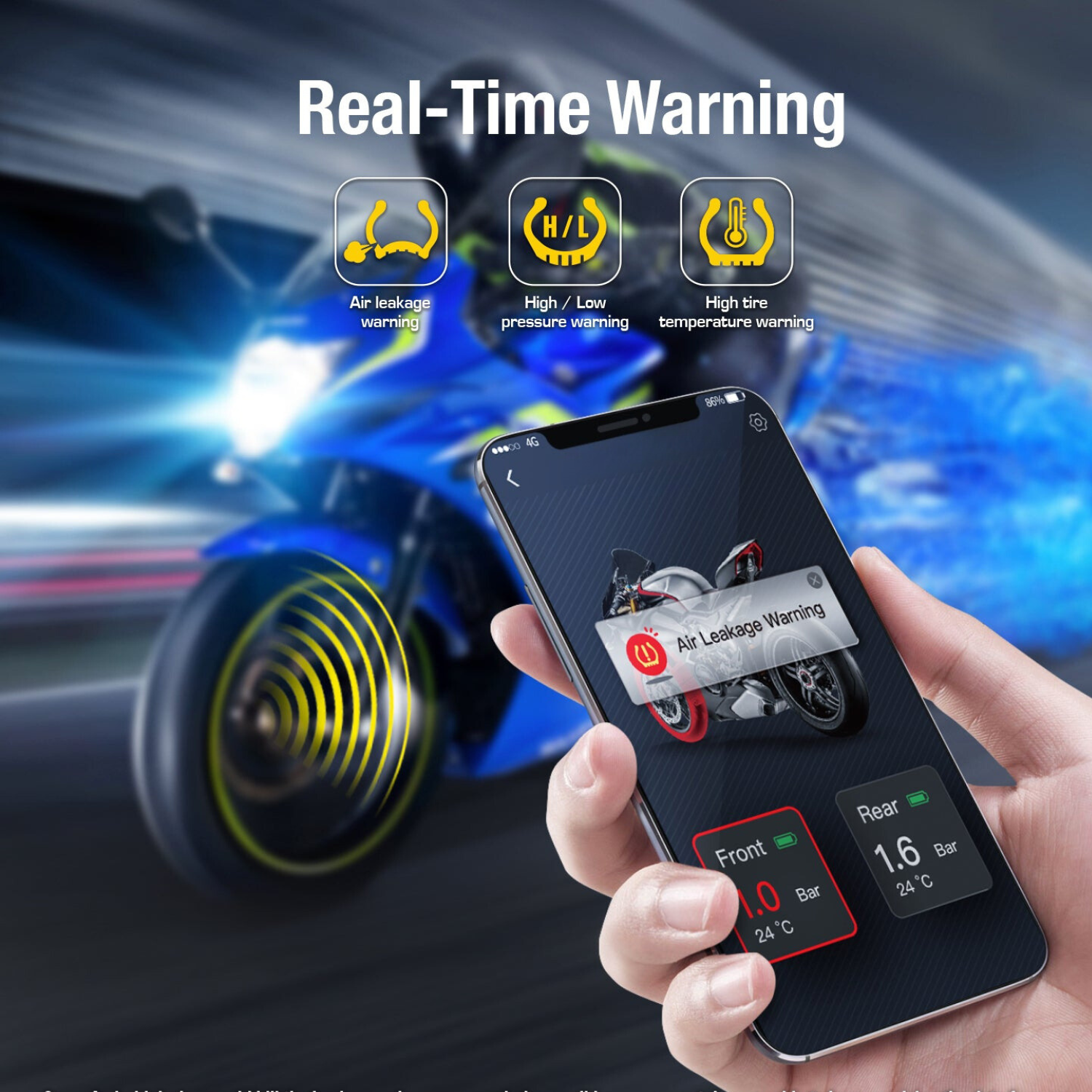 FOBO Bike 2 Tyre Pressure Sensor