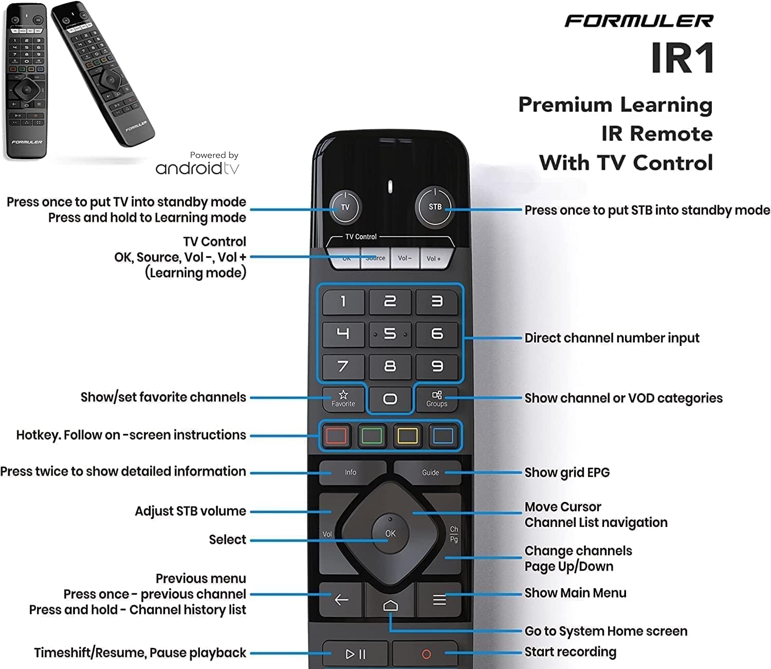 Formuler Z11 Pro Android TV Box (2GB,16GB)