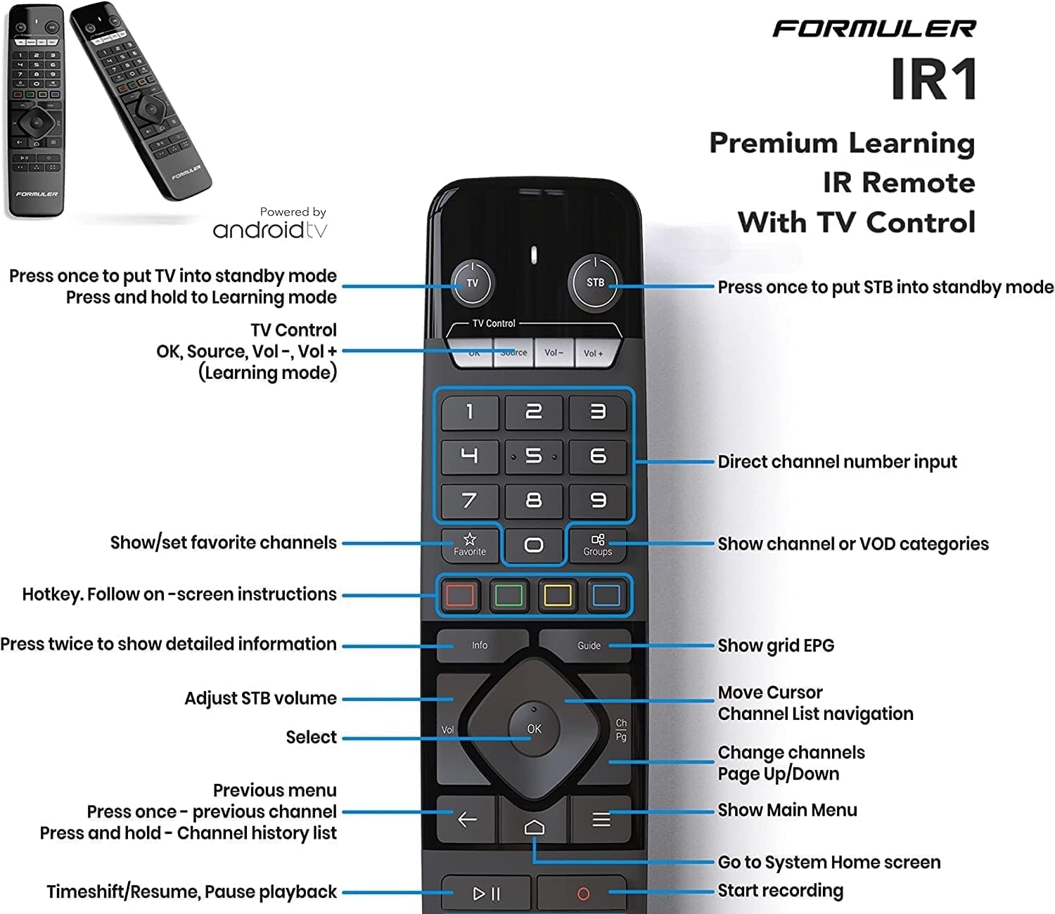 Formuler Z10 Android Tv Box (2GB,8GB)